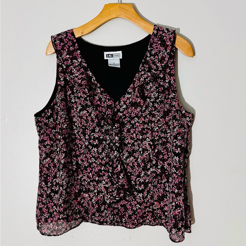 Early 2K Floral Tank